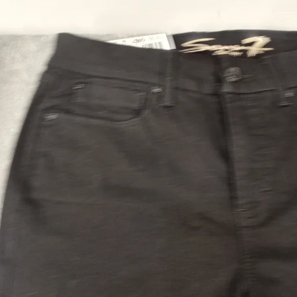Seven7 Women's Black Skinny Jeans NWT Size 12 - Picture 9 of 12
